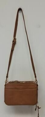 MINOOY TAN CLIO ORGANIZER CROSSBODY BAG